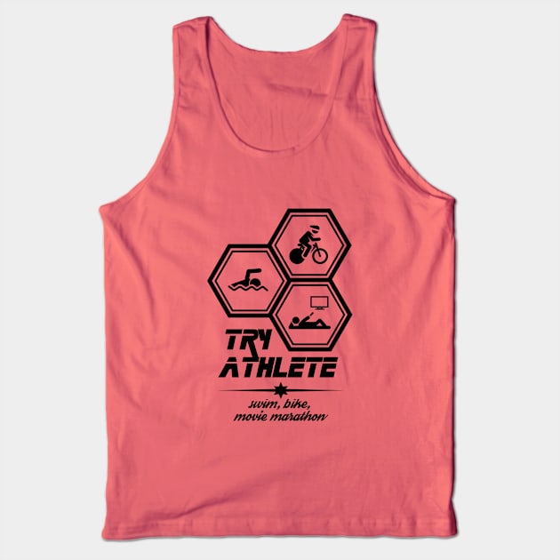 Try athlete Tank Top by artlahdesigns